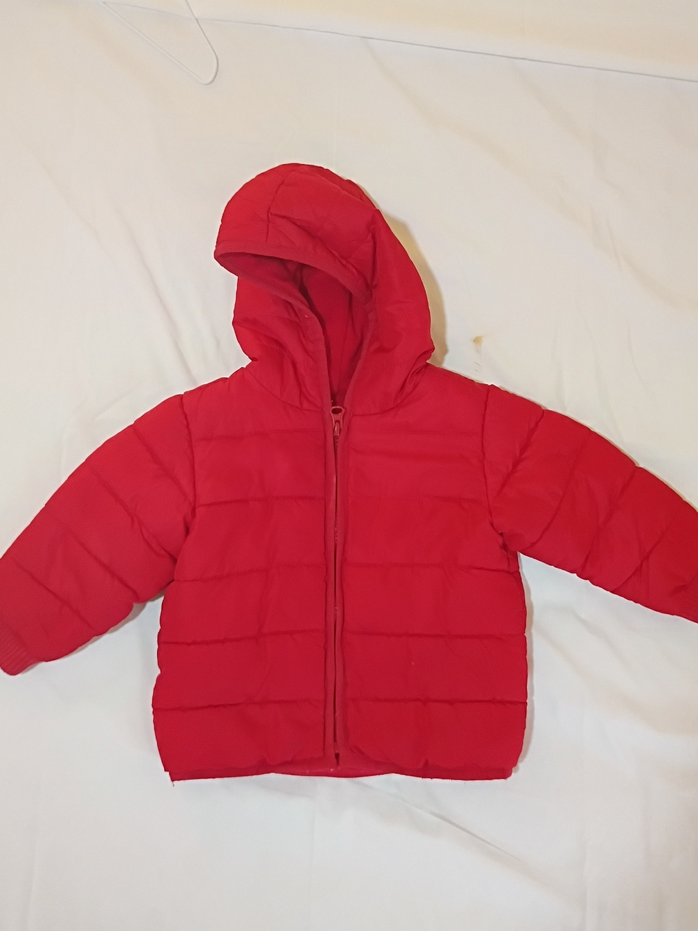& Other Stories Kids Red Hooded Puffer Coat